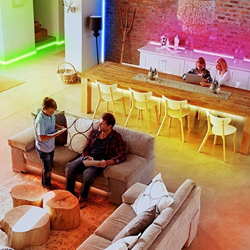 Phopollo Led Strip Light 20M Compatible for Alexa & Google Home, Smart Wifi App Control, Music Sync Mode with Mic, Flexible Led Lights for Bedroom, Gaming Room (10Mx2)