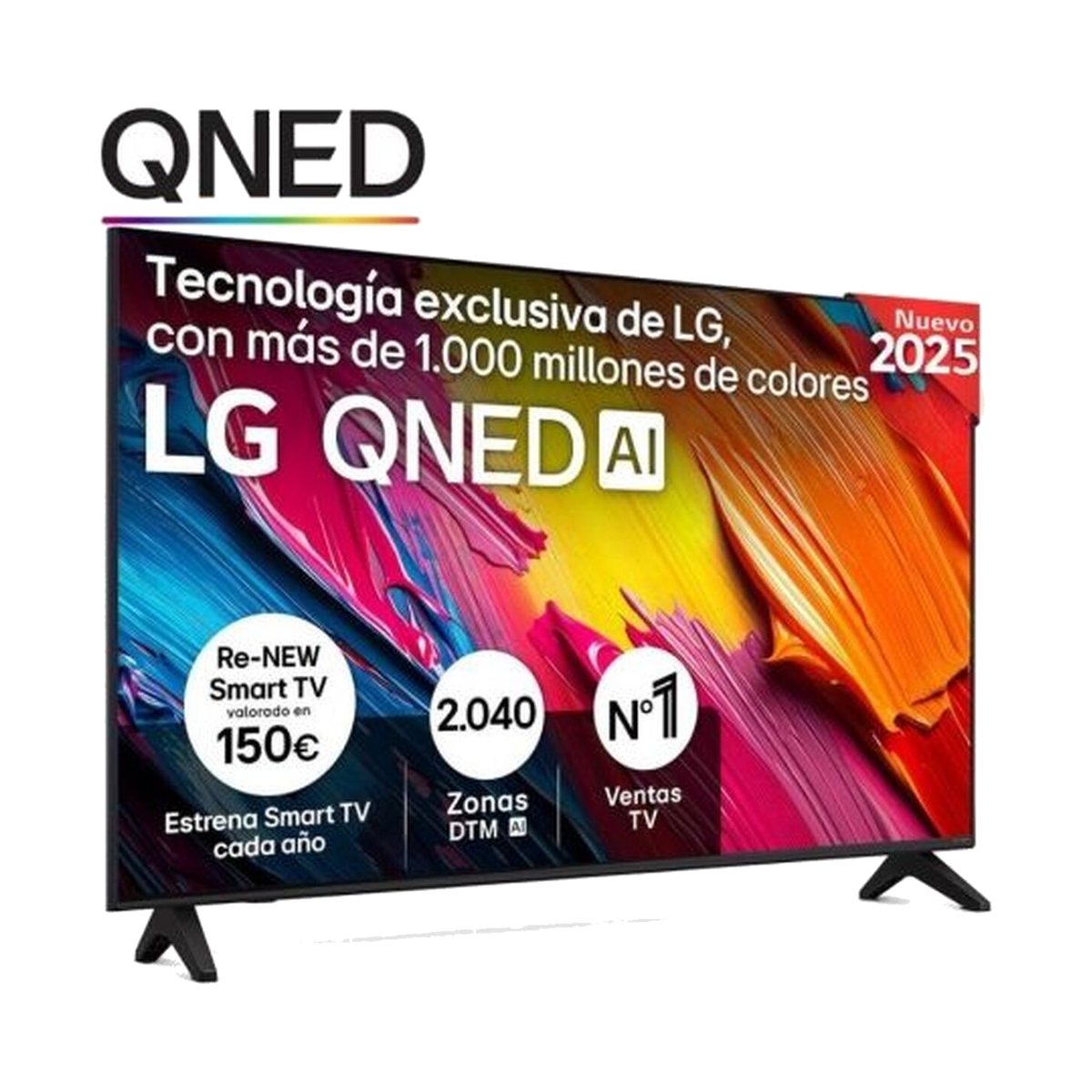 Smart TV LG 43QNED70A6A.AEU 4K Ultra HD 43" LED HDR QNED